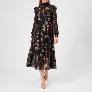 Ted Baker floral midi dress